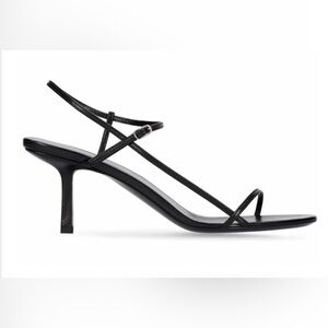 Elegant Black Strappy Heels